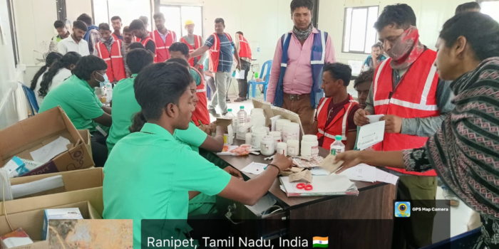 Free Medical Camp for Migrant Labourers