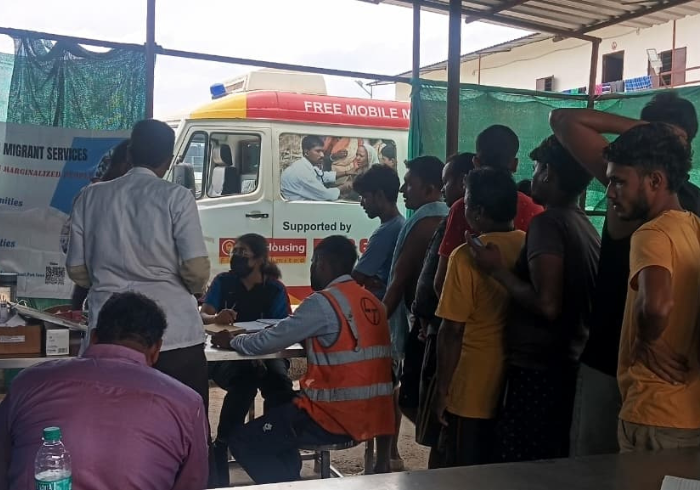Free Medical Camp at Kumaran Nagar, Shollinganallur