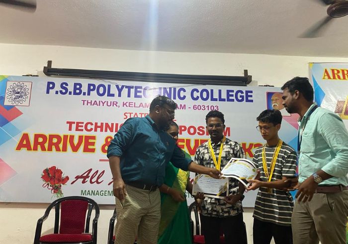 Report on Mr. John's Achievement in State-Level Paper Presentation Symposium