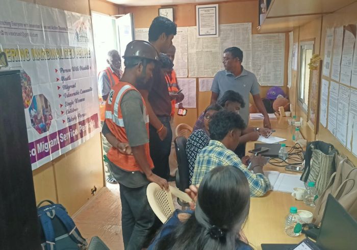 Successful Abha Card Registration Campaign for Migrant Workers in Chennai